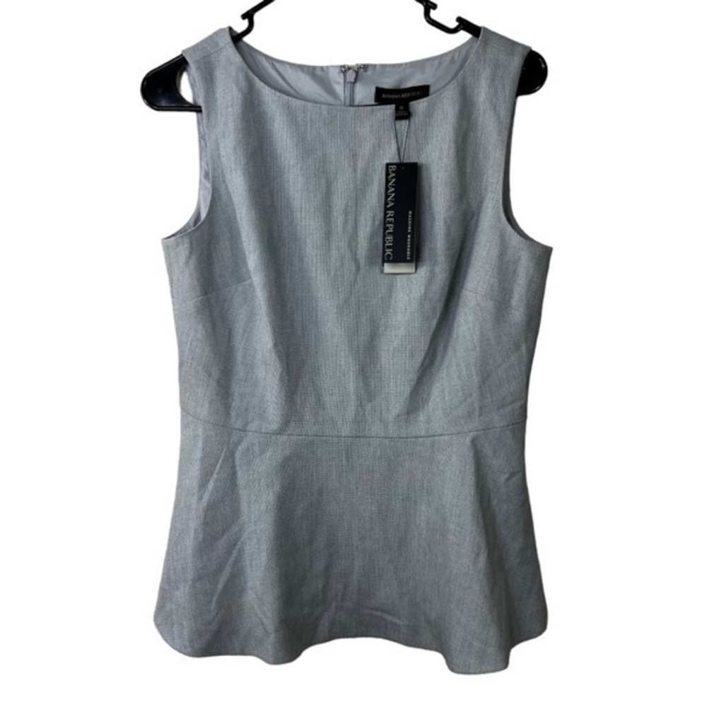 NWT Banana Republic Gray Sleeveless Tank Size 6